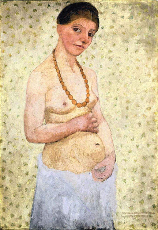 Paula Modersohn-Becker Self-Portrait on her Sixth Wedding Anniversary, 1906