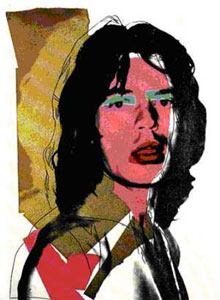 Andy Warhol Mick Jagger