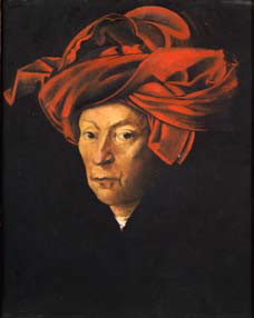 Bridget Riley Man with a Red Turban (After van Eyck), 1946